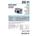 Sony DSC-V1 (serv.man2) Service Manual