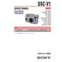Sony DSC-V1 (serv.man3) Service Manual