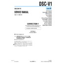 Sony DSC-V1 (serv.man6) Service Manual