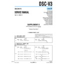 Sony DSC-V3 (serv.man9) Service Manual