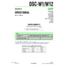 dsc-w1, dsc-w12 (serv.man11) service manual
