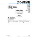 dsc-w1, dsc-w12 (serv.man14) service manual
