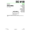 Sony DSC-W100 (serv.man10) Service Manual