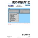 Sony DSC-W120, DSC-W125 (serv.man3) Service Manual