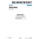 Sony DSC-W15, DSC-W17, DSC-W5, DSC-W7 (serv.man14) Service Manual