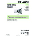 dsc-w230 service manual