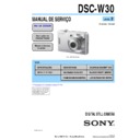 Sony DSC-W30 (serv.man2) Service Manual