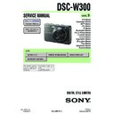 dsc-w300 service manual