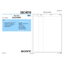 Sony DSC-W310 (serv.man2) Service Manual