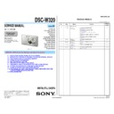 Sony DSC-W320 (serv.man2) Service Manual