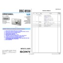 Sony DSC-W330 (serv.man2) Service Manual