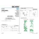 Sony DSC-W350 (serv.man5) Service Manual