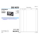 Sony DSC-W370 Service Manual