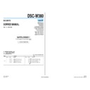 Sony DSC-W380 (serv.man4) Service Manual