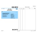 Sony DSC-W510 (serv.man2) Service Manual