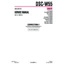 Sony DSC-W55 (serv.man11) Service Manual
