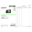 Sony DSC-W560 Service Manual
