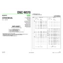 Sony DSC-W570 (serv.man4) Service Manual