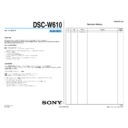 dsc-w610 (serv.man3) service manual