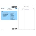 Sony DSC-W670 (serv.man2) Service Manual