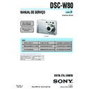 Sony DSC-W80 (serv.man2) Service Manual