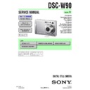 Sony DSC-W90 Service Manual