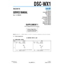 Sony DSC-WX1 (serv.man5) Service Manual