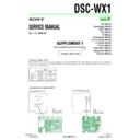 Sony DSC-WX1 (serv.man6) Service Manual