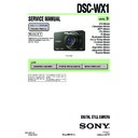 Sony DSC-WX1 Service Manual