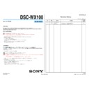 Sony DSC-WX100 (serv.man3) Service Manual