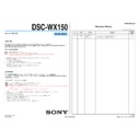 Sony DSC-WX150 (serv.man3) Service Manual