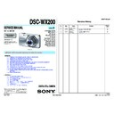 Sony DSC-WX200 (serv.man2) Service Manual