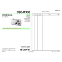 Sony DSC-WX30 Service Manual