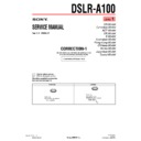 Sony DSLR-A100 (serv.man5) Service Manual