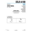 Sony DSLR-A100 (serv.man6) Service Manual