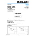 Sony DSLR-A200 (serv.man3) Service Manual