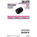 Sony DSLR-A300K (serv.man3) Service Manual