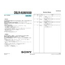 Sony DSLR-A500, DSLR-A550 (serv.man3) Service Manual