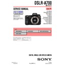 Sony DSLR-A700 (serv.man2) Service Manual