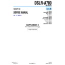 Sony DSLR-A700 (serv.man5) Service Manual
