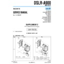 Sony DSLR-A900 (serv.man4) Service Manual