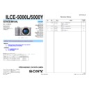 Sony ILCE-5000L, ILCE-5000Y (serv.man2) Service Manual