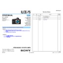 Sony ILCE-7S (serv.man2) Service Manual
