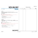 Sony NEX-3N, NEX-3NL, NEX-3NY (serv.man2) Service Manual