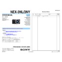 Sony NEX-3NL, NEX-3NY Service Manual