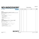 Sony NEX-5N, NEX-5ND, NEX-5NK, NEX-5NY (serv.man3) Service Manual