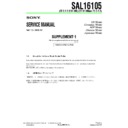 sal16105 service manual