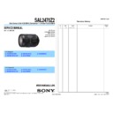 Sony SAL2470Z2 Service Manual