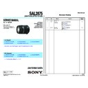 Sony SAL2875 Service Manual