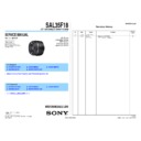 Sony SAL35F18 Service Manual